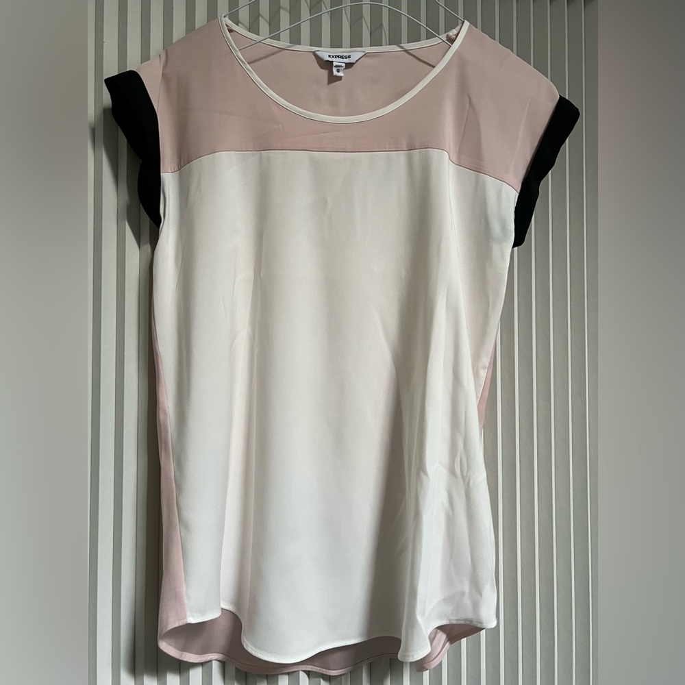 Express Color block Gramercy Tee - Picture 4 of 5